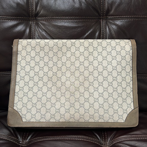 Large GUCCI Portfolio / Envelope Clutch Bag - project bag - Picture 4 of 17